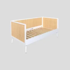 Rattan And Wood Kids' Daybed White - Pillowfort™ -IRIS GUEST f065594c a3ad 4be4 8f91 6504af8d56ad