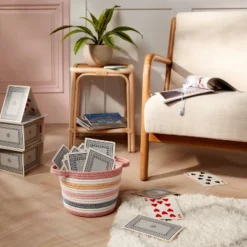 Striped Coiled Rope Kids' Storage Bin - Pillowfort™ 12 Striped Coiled Rope Kids' Storage Bin - Pillowfort™ -IRIS GUEST f34aa5dc 5c04 4334 a97a 7f1abceb89ea